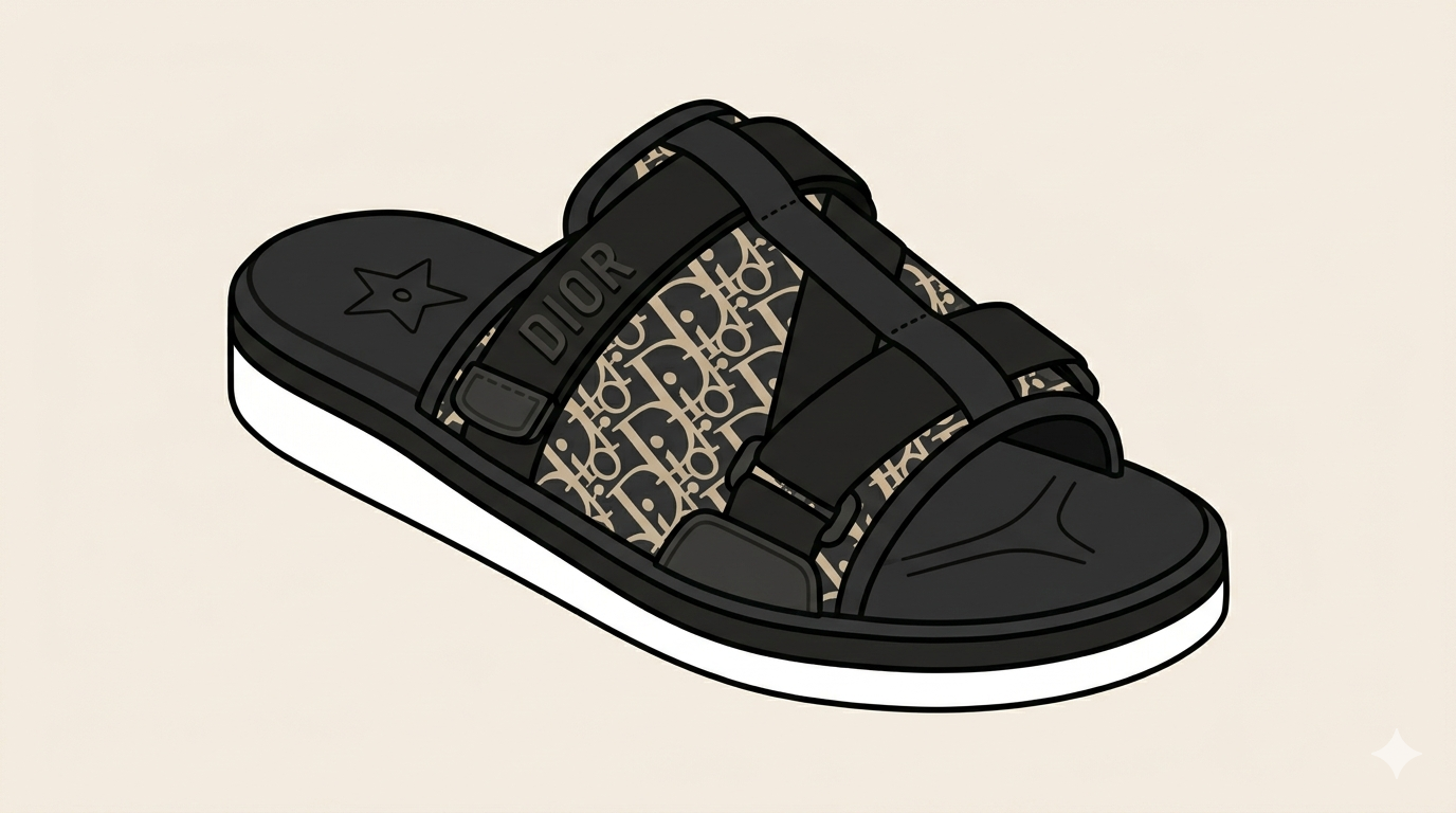 Dior Alpha Slides