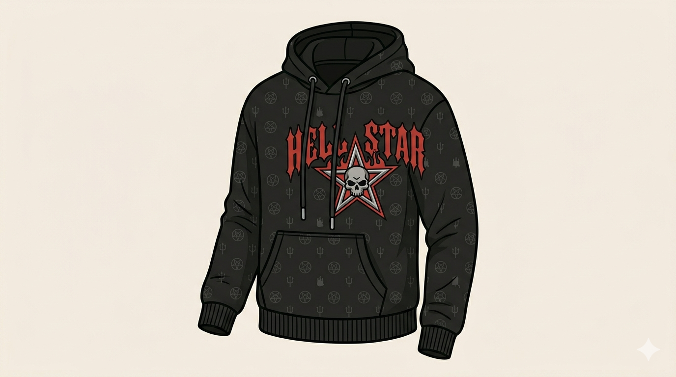Hell Star hoodie